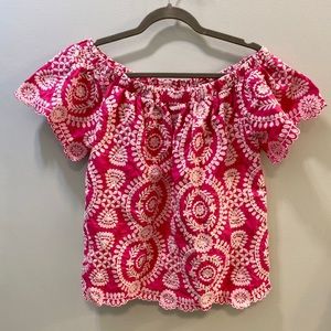Pink Lace Top